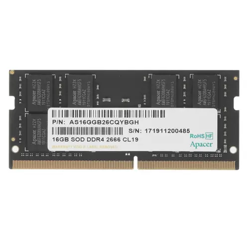 Оперативная память Apacer 16Gb DDR4 2666MHz SO-DIMM (ES.16G2V.GNH) 