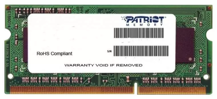 Оперативная память Patriot 4Gb DDR4 2400MHz SO-DIMM (PSD44G240081S) - VLARNIKA в Донецке