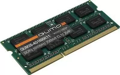 Модуль памяти QUMO SO-DIMM DDR-III 4GB (QUM3S-4G1600K11R) - VLARNIKA в Донецке