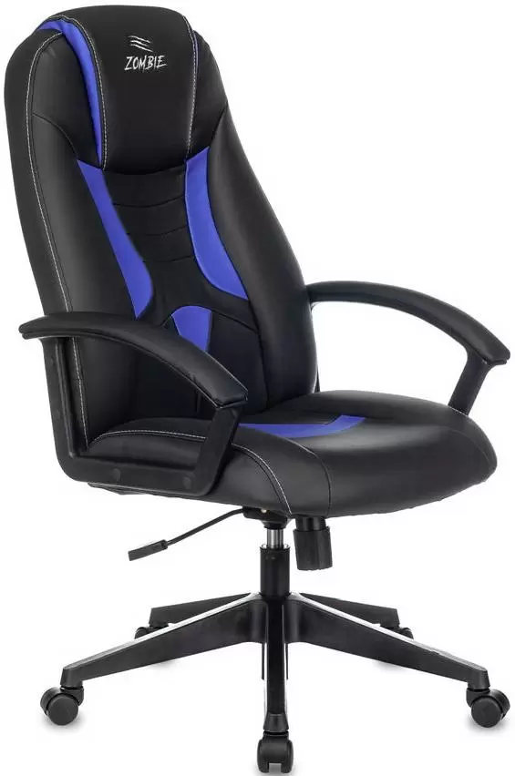 Купить Zombie Кресло для геймеров Zombie ZOMBIE 8 чёрный синий - Vlarnika
