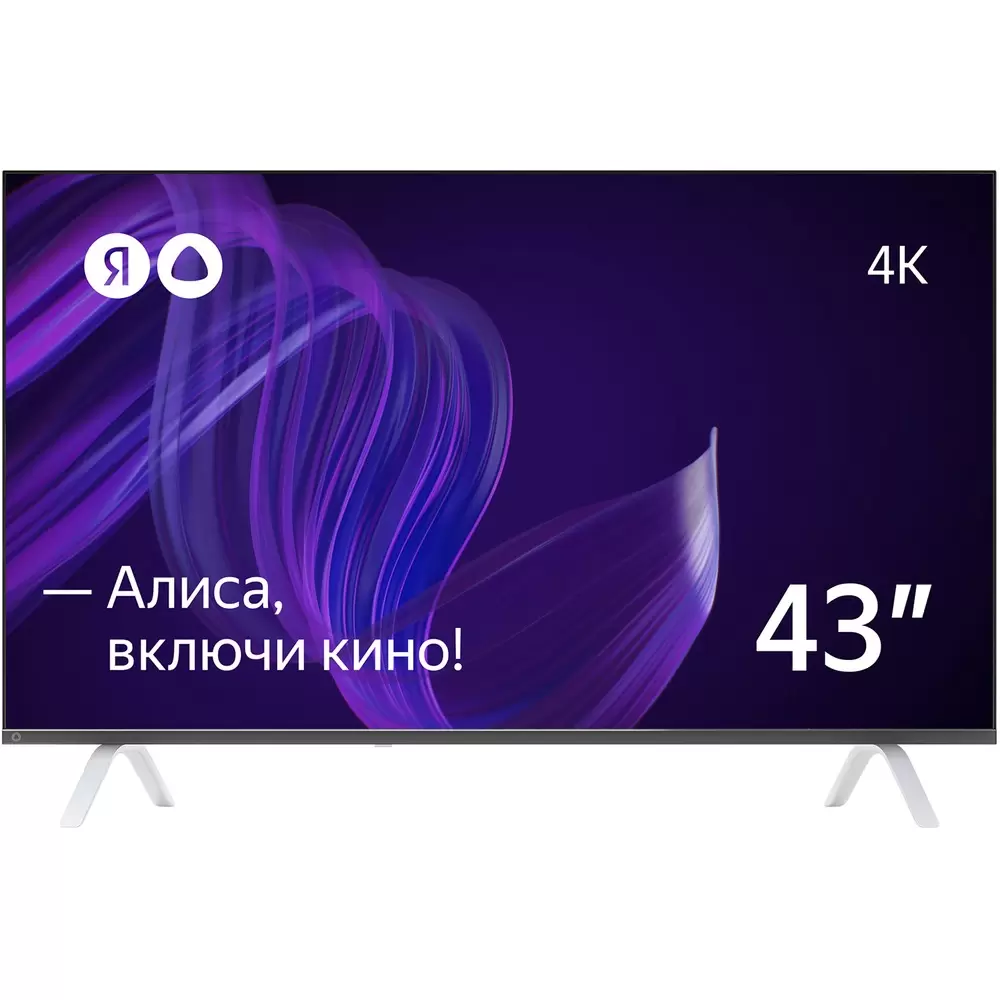 Телевизор Яндекс YNDX-00071, 43&amp;#34;(109 см), UHD 4K 