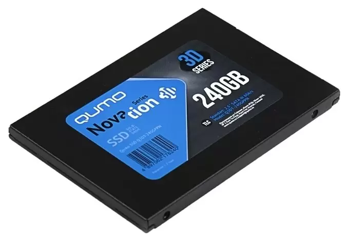 SSD накопитель QUMO Novation 3D 2.5&amp;#34; 240 ГБ (Q3DT-240GSCY) 
