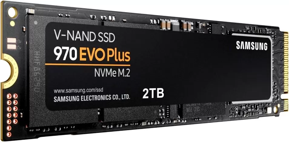 SSD накопитель Samsung 970 EVO Plus M.2 2280 2 ТБ (MZ-V7S2T0BW) 