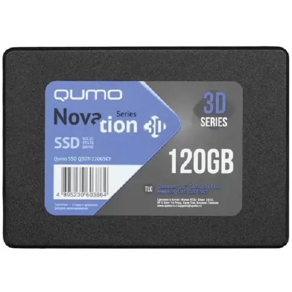 SSD накопитель QUMO Novation  2.5" 120 ГБ (Q3DT-120GSCY) - VLARNIKA в Луганске
