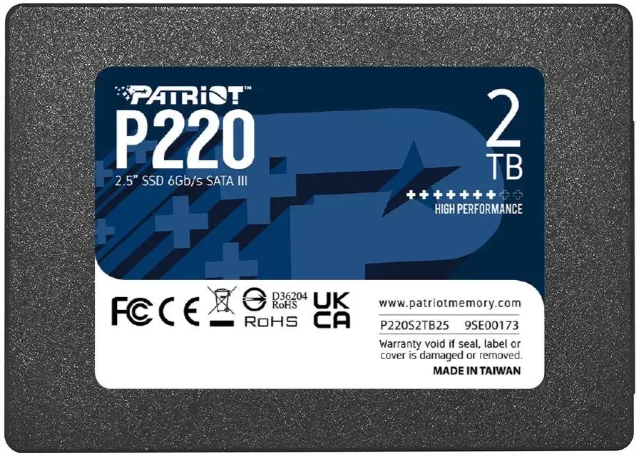 SSD накопитель Patriot Memory P220 2.5" 2 ТБ (P220S2TB25) - VLARNIKA в Донецке