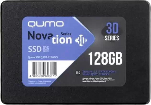 Qumo Novation Q3DT-128GSCY SSD диск 