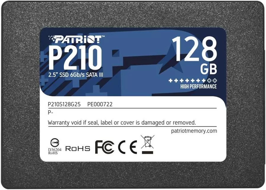 SSD накопитель Patriot Memory P210 2.5" 128 ГБ (P210S128G25) - VLARNIKA в Донецке