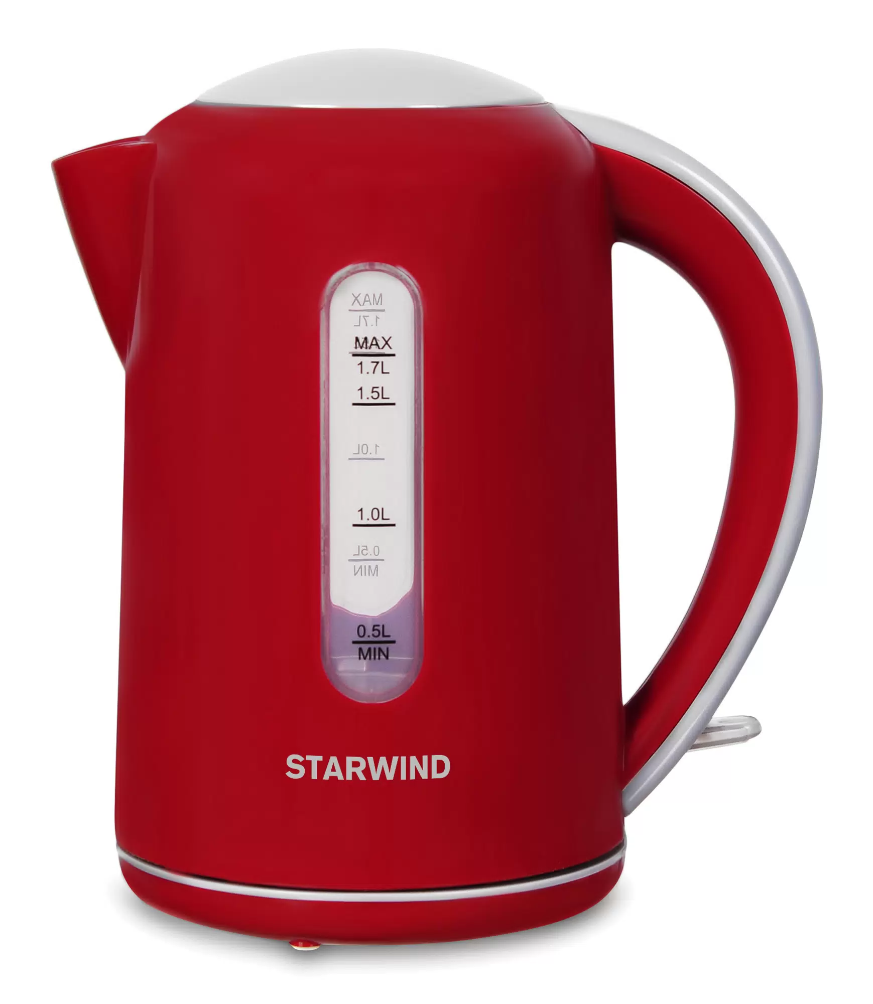 Чайник электрический STARWIND SKG1021 1.7 л Red, Gray - VLARNIKA в Донецке