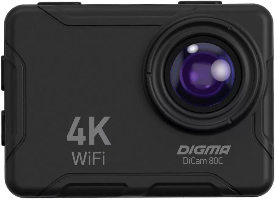 Видеокамера экшн DIGMA DiCam DC80C Black - VLARNIKA в Луганске