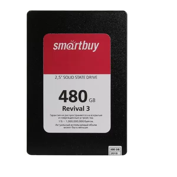 SSD накопитель SmartBuy Revival 3 2.5" 480 ГБ (SB480GB-RVVL3-25SAT3) - VLARNIKA в Донецке
