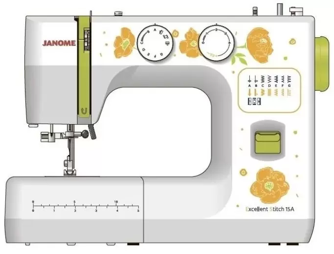 Швейная машина Janome Excellent Stitch 15A - VLARNIKA в Луганске