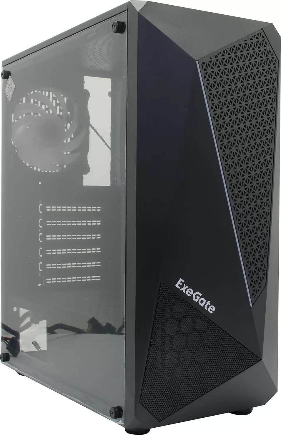Корпус компьютерный ExeGate EVO-8225 (EX292858RUS) Black - VLARNIKA в Луганске