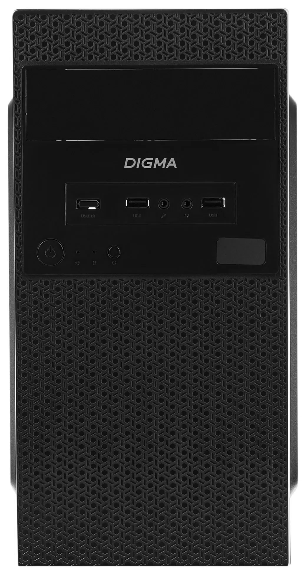 Корпус компьютерный DIGMA MATX103 (DC-MATX103-U2) Black 