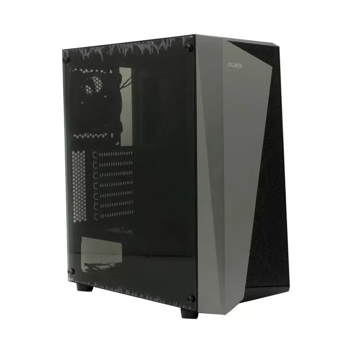 Корпус компьютерный Zalman S4 Plus Black/Silver 
