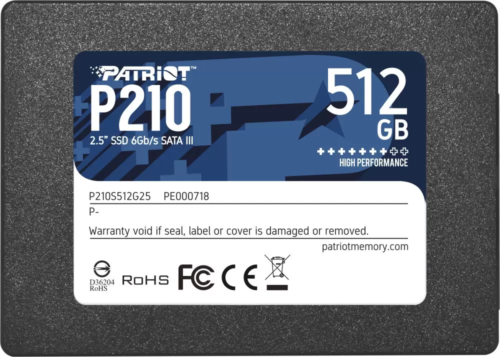 SSD накопитель Patriot Memory P210 2.5" 512 ГБ (P210S512G25) - VLARNIKA в Донецке