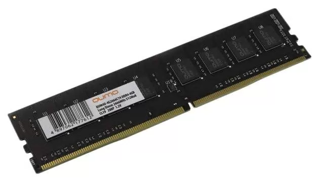 Оперативная память QUMO 4Gb DDR4 2400MHz (QUM4U-4G2400C16) 