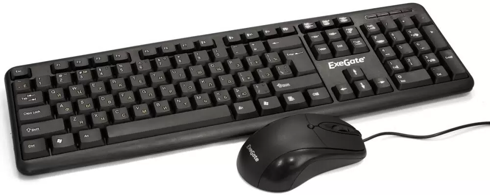 Комплект клавиатура и мышь ExeGate Combo MK120-OEM (EX287139RUS) - VLARNIKA в Донецке