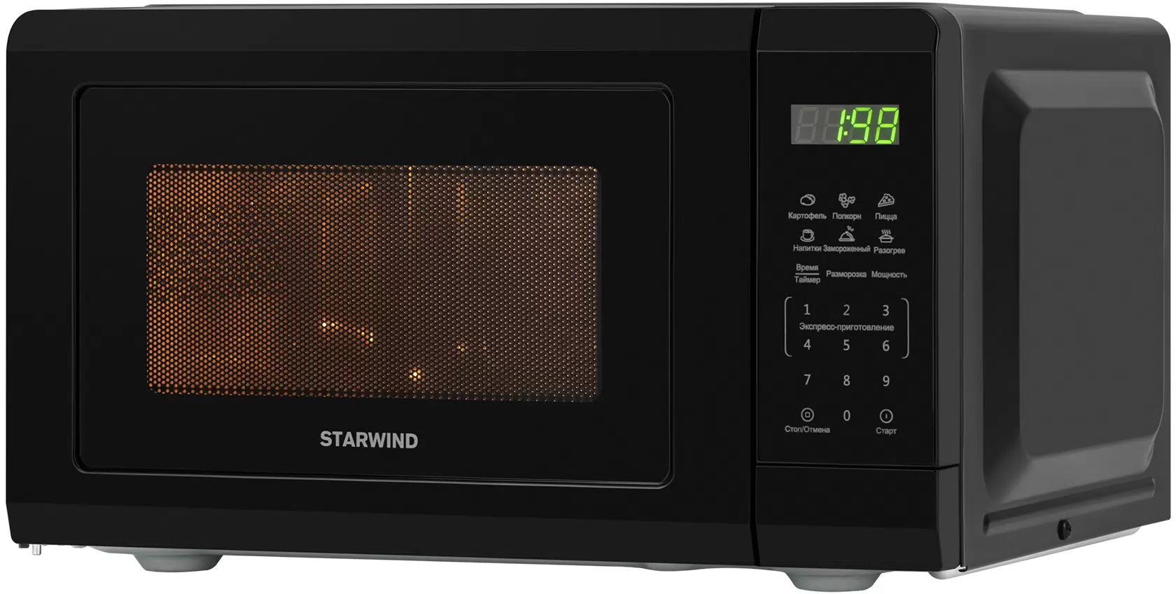 Микроволновая печь соло STARWIND SMW4320 черная 