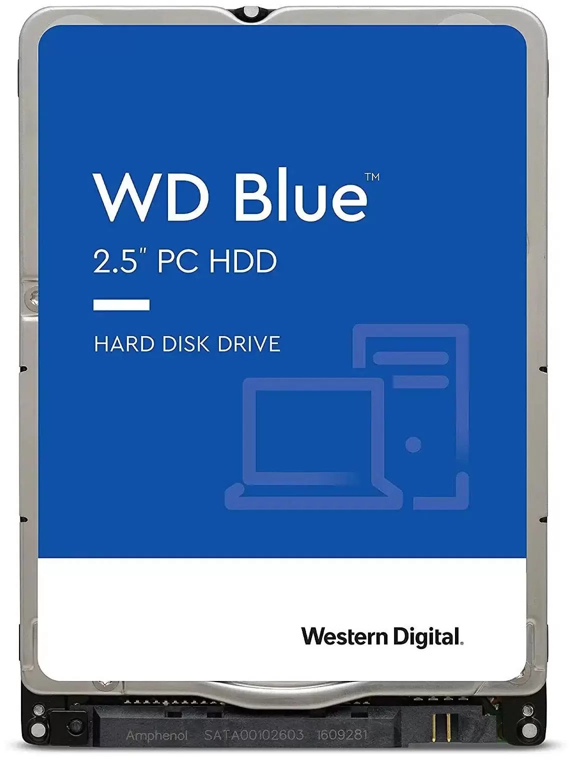 Жесткий диск WD Blue WD5000LPZX,  500ГБ,  HDD,  SATA III,  2.5&amp;#34; 