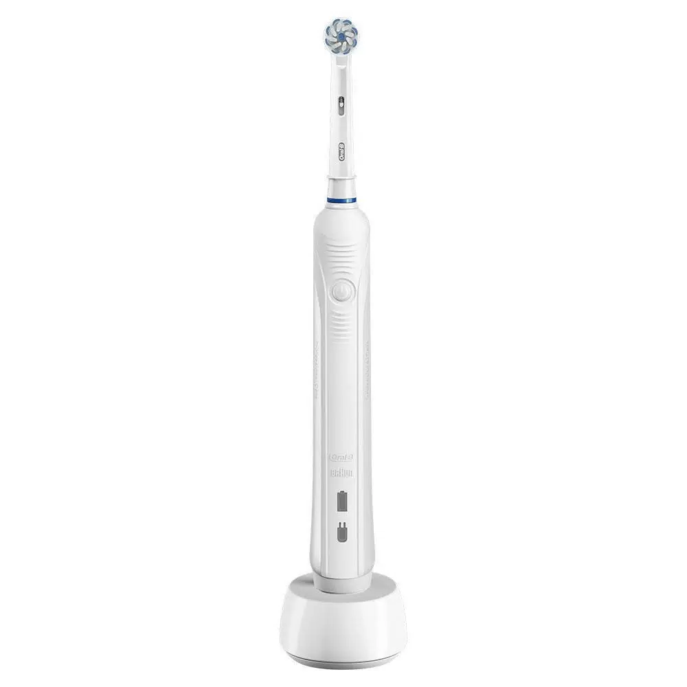 Электрическая зубная щетка Oral-B Pro 500 Sensitive Clean D16.513.1U белая - VLARNIKA в Донецке