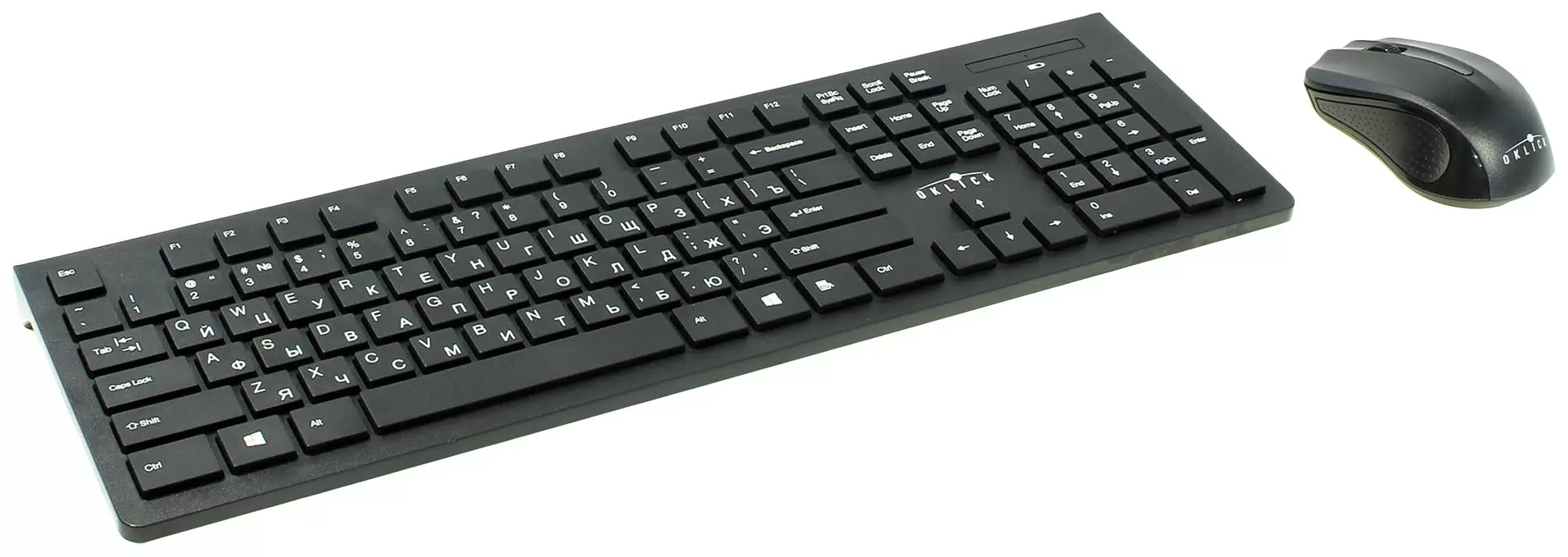 Комплект клавиатура+мышь OKLICK 250M - VLARNIKA в Донецке