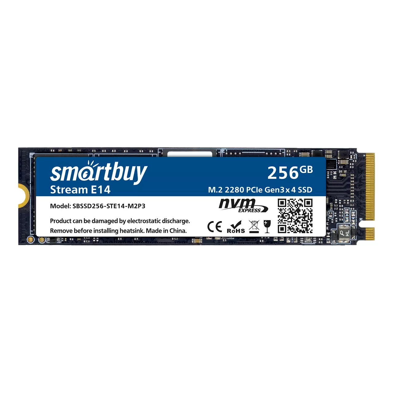SSD накопитель Smartbuy Stream E14 256GB 