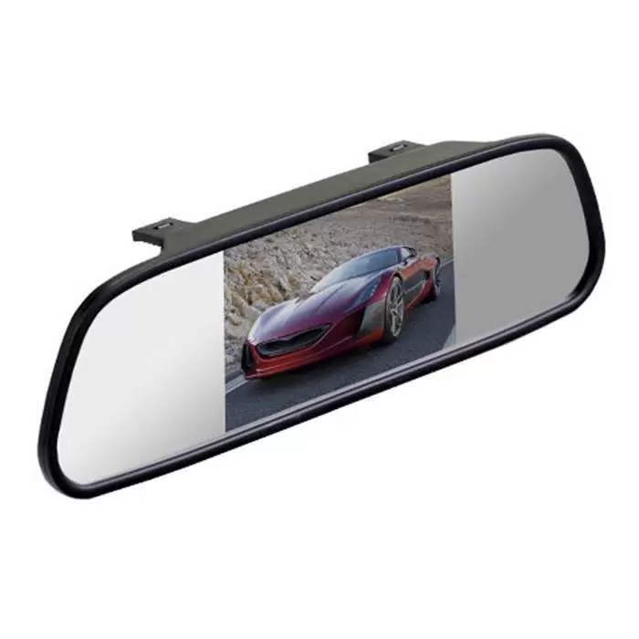 Зеркало заднего вида с монитором "Silverstone F1 Interpower IP Mirror HD 5"", 6 Вт - VLARNIKA в Донецке