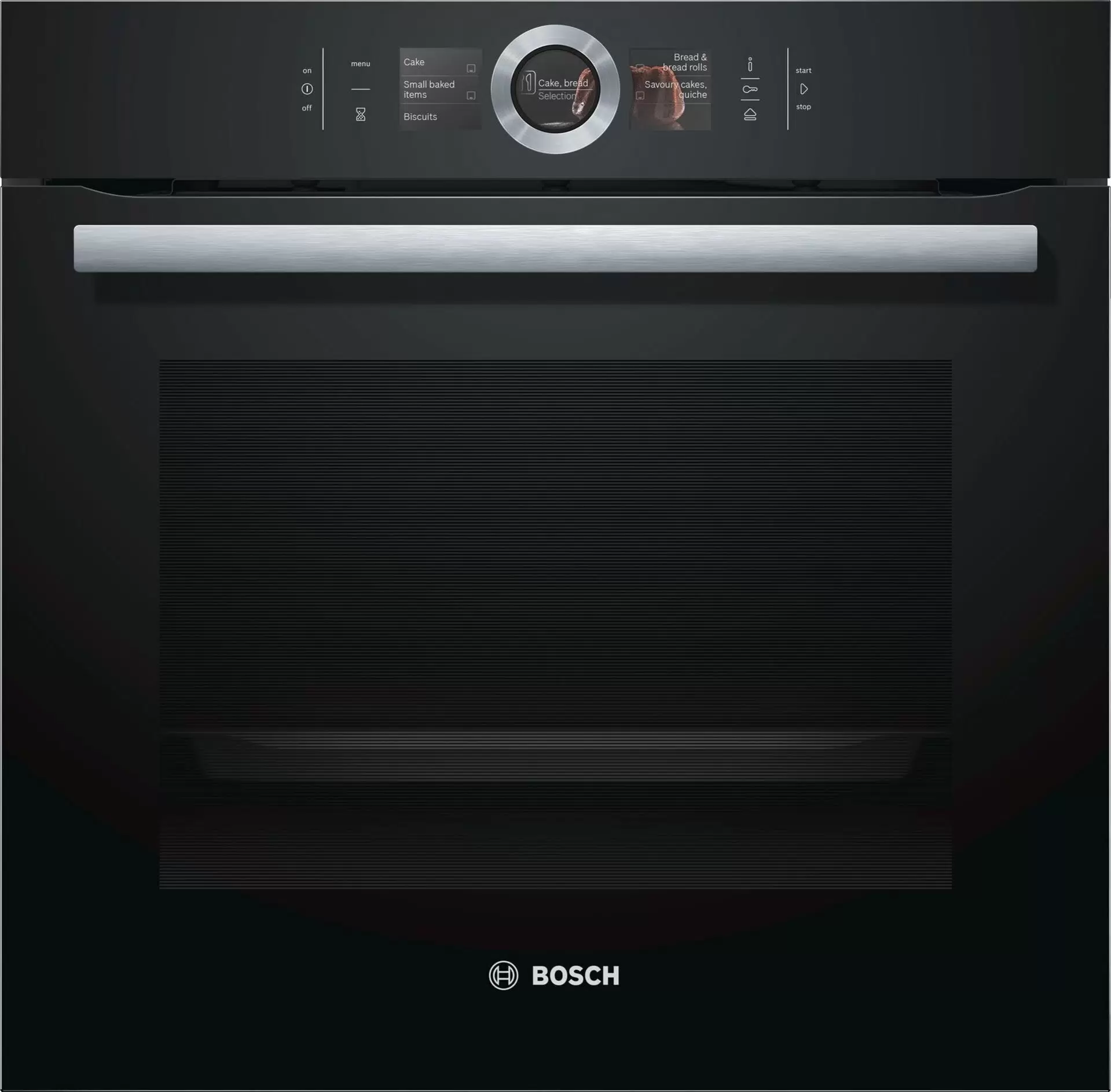 Встраиваемый электрический духовой шкаф Bosch HSG636BB1 Black 