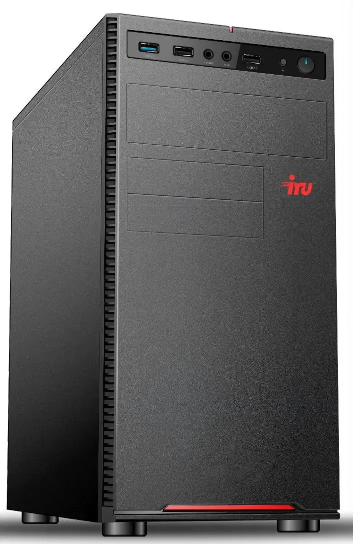 Настольный компьютер iRU Home 310H3SE черный 