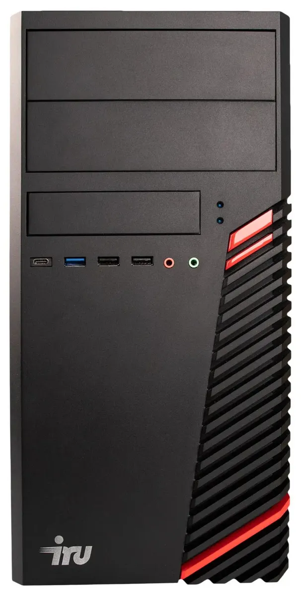 Настольный компьютер iRu 310H6SE черный (1976449) 