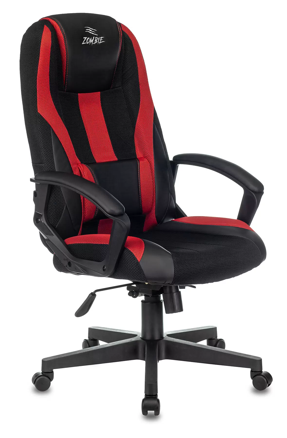 Игровое кресло Бюрократ Zombie 9 (Black/Red) 