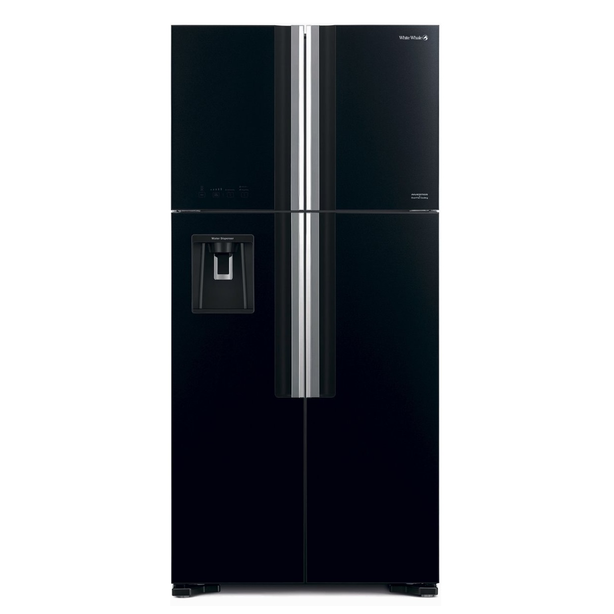 Холодильник Hitachi R-W660PUC7 GBK черный - VLARNIKA в Донецке