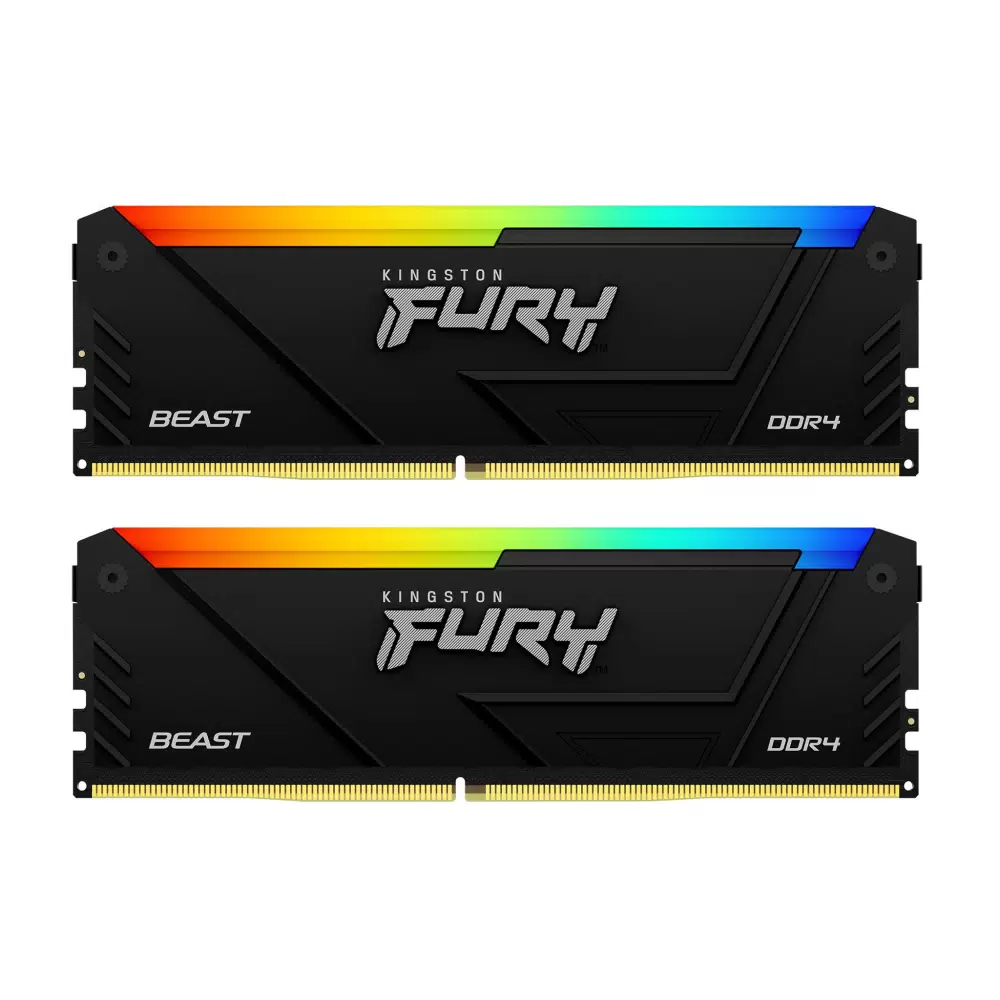 Оперативная память Kingston Fury Beast RGB (KF432C16BB12AK2/32) DDR4 2x16Gb 3200MHz - VLARNIKA в Донецке