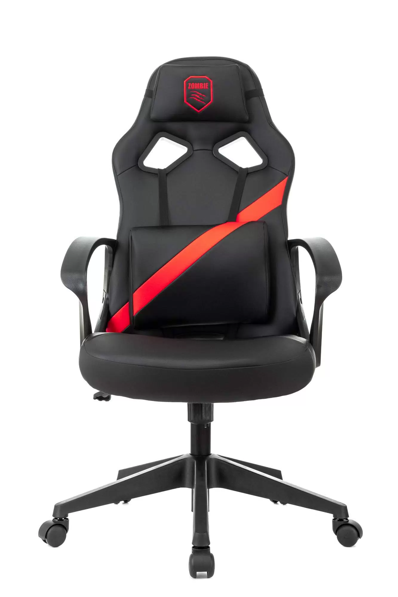Кресло игровое Zombie 300 черный/красный 