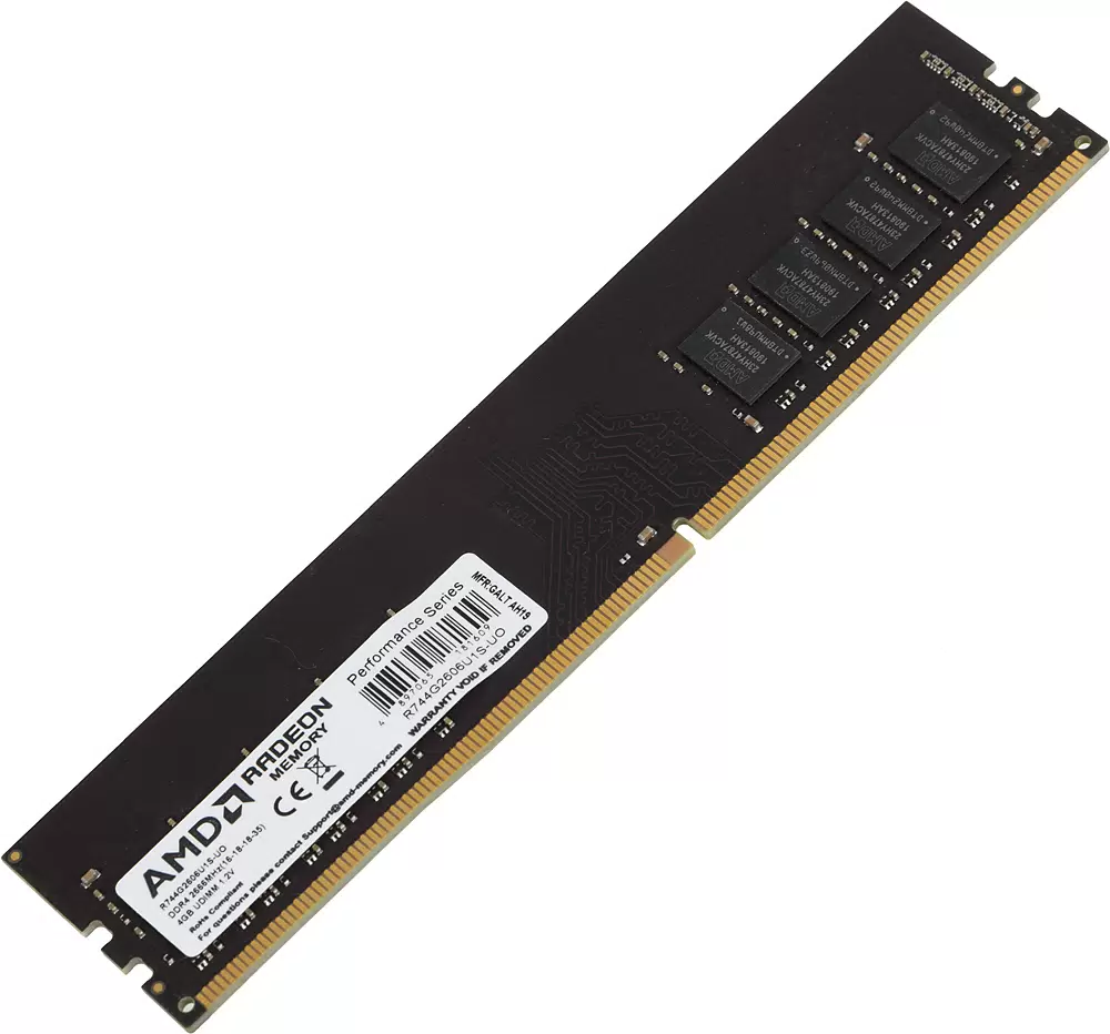 Купить Оперативная память AMD 4Gb DDR4 2666MHz (R744G2606U1S-UO) - Vlarnika