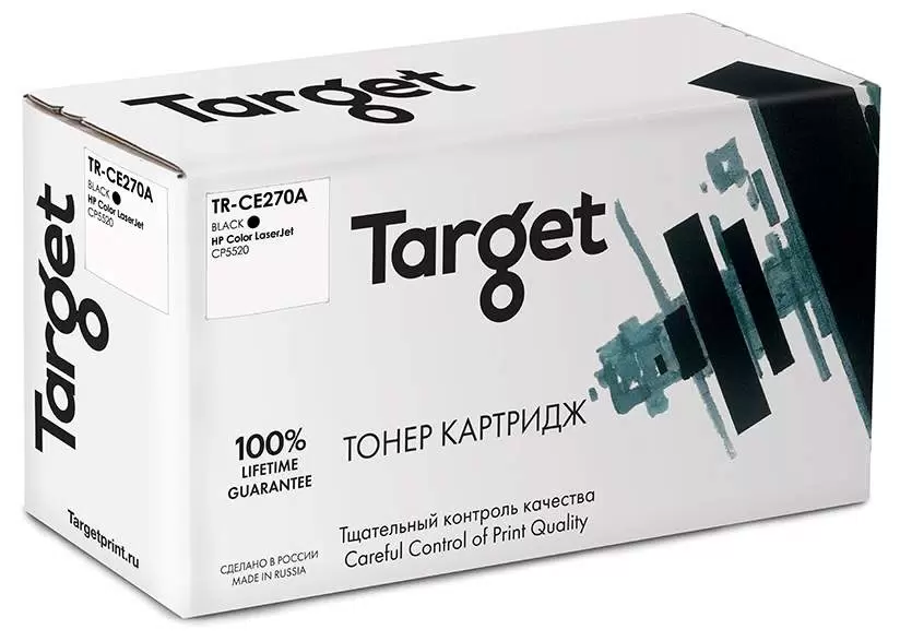Картридж для лазерного принтера Target CE270A, черный, совместимый - VLARNIKA в Луганске