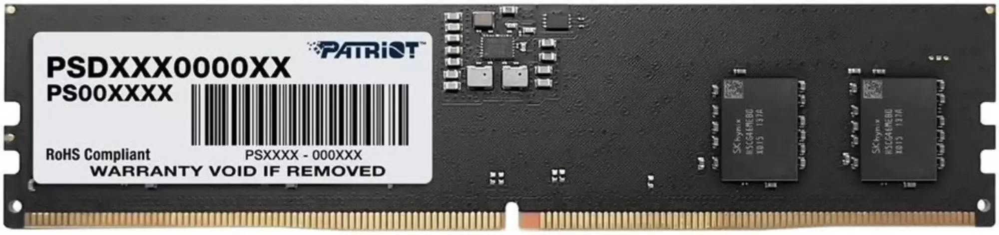 Оперативная память Patriot Signature 16Gb DDR5 5600MHz (PSD516G560081) 