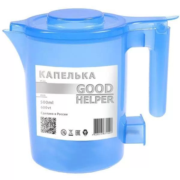 Чайник электрический Goodhelper KP-A11 0.5 л синий 