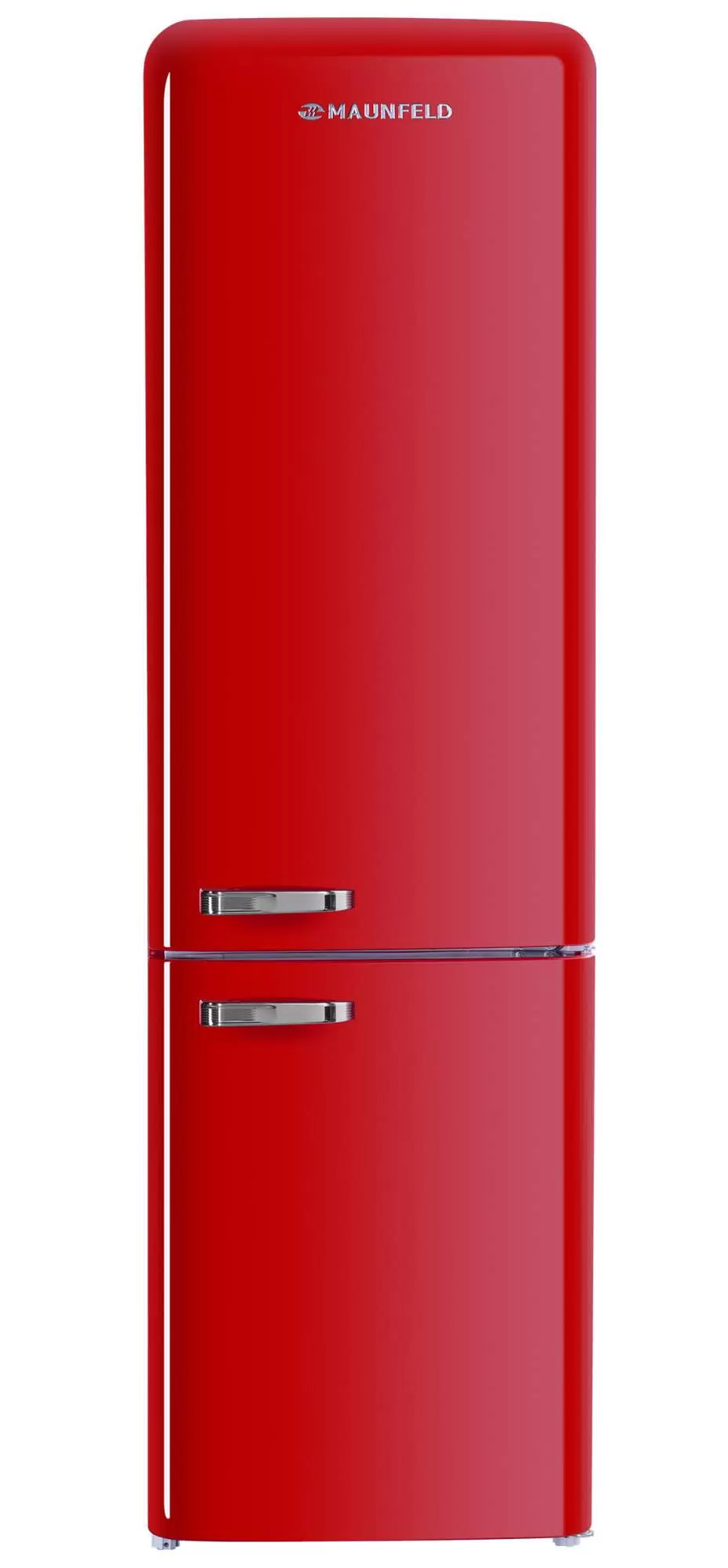 Холодильник MAUNFELD MFF186NFRR красный - VLARNIKA в Донецке