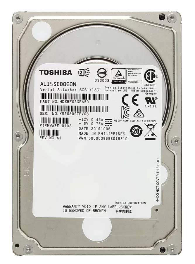 Жесткий диск Toshiba Enterprise Performance 600ГБ (AL15SEB060N) - VLARNIKA в Донецке
