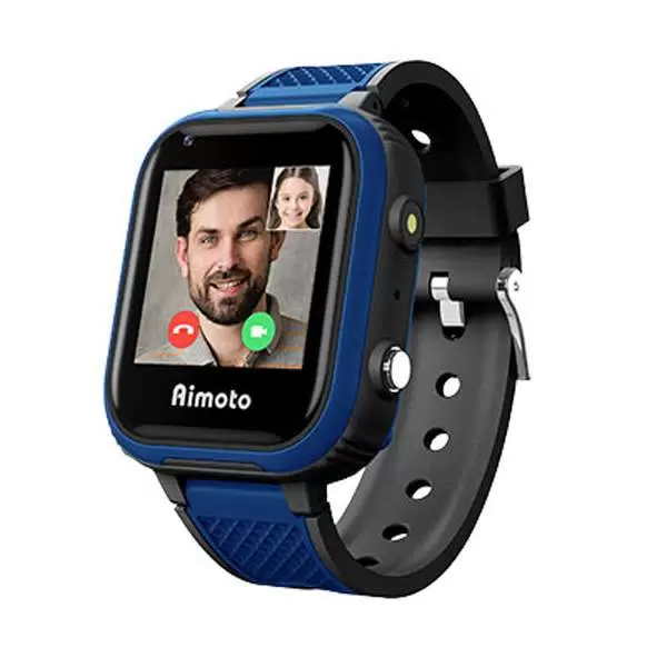 Смарт-часы Aimoto Pro Indigo 4G,  1.44",  черный/синий - VLARNIKA в Луганске