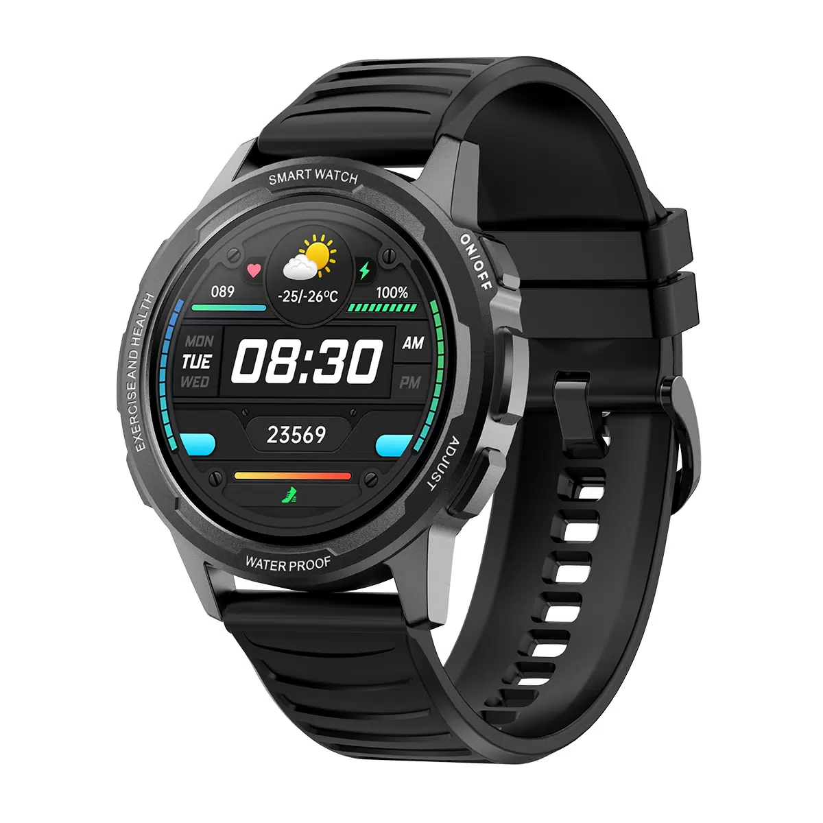 Смарт-часы BQ Watch 1.3 черный (86195378) - VLARNIKA в Луганске