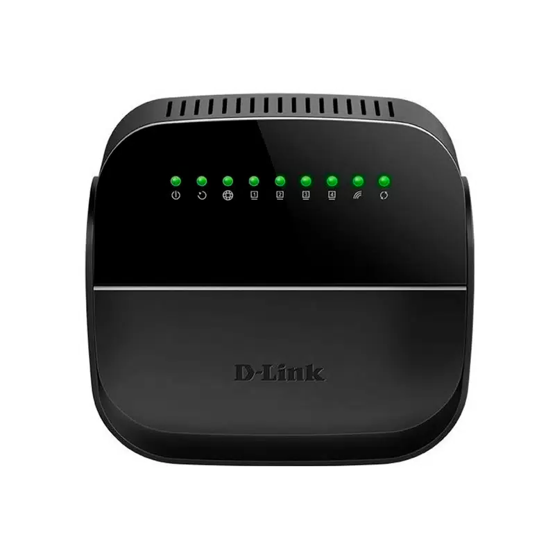 Wi-Fi роутер D-Link DSL-2740U/R1A Black - VLARNIKA в Донецке