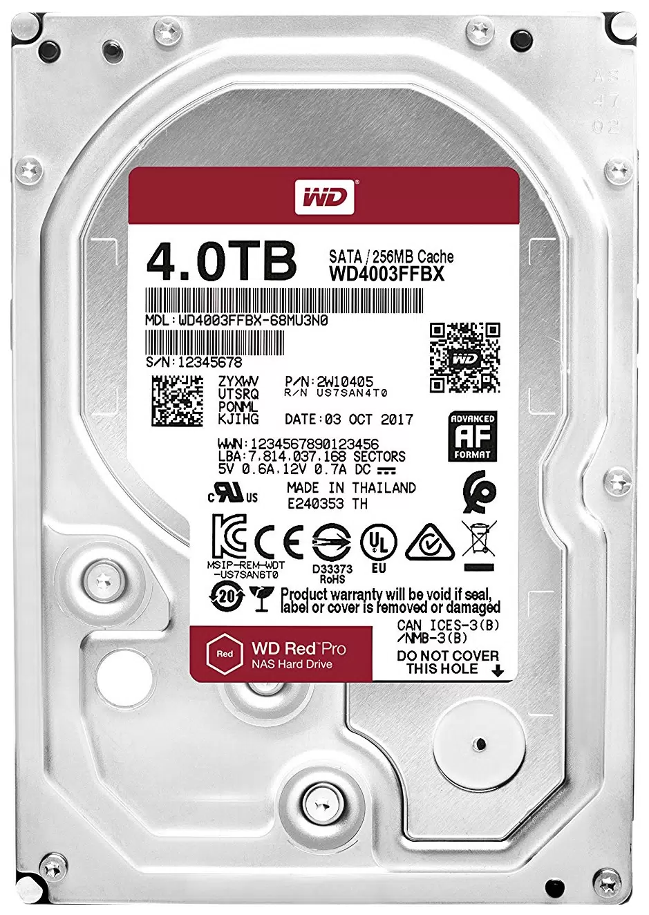Жесткий диск WD Red Pro 4ТБ (WD4003FFBX) - VLARNIKA в Луганске