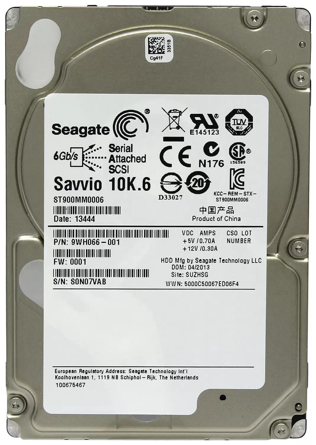 Жесткий диск Seagate Enterprise Performance 900ГБ (ST900MM0006) 