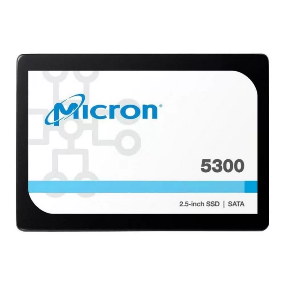 Внутренний SSD накопитель Micron 5300MAX 1.92TB 2.5&amp;#34; SATA-III, 3D TLC, R/W 540/520MB/s 
