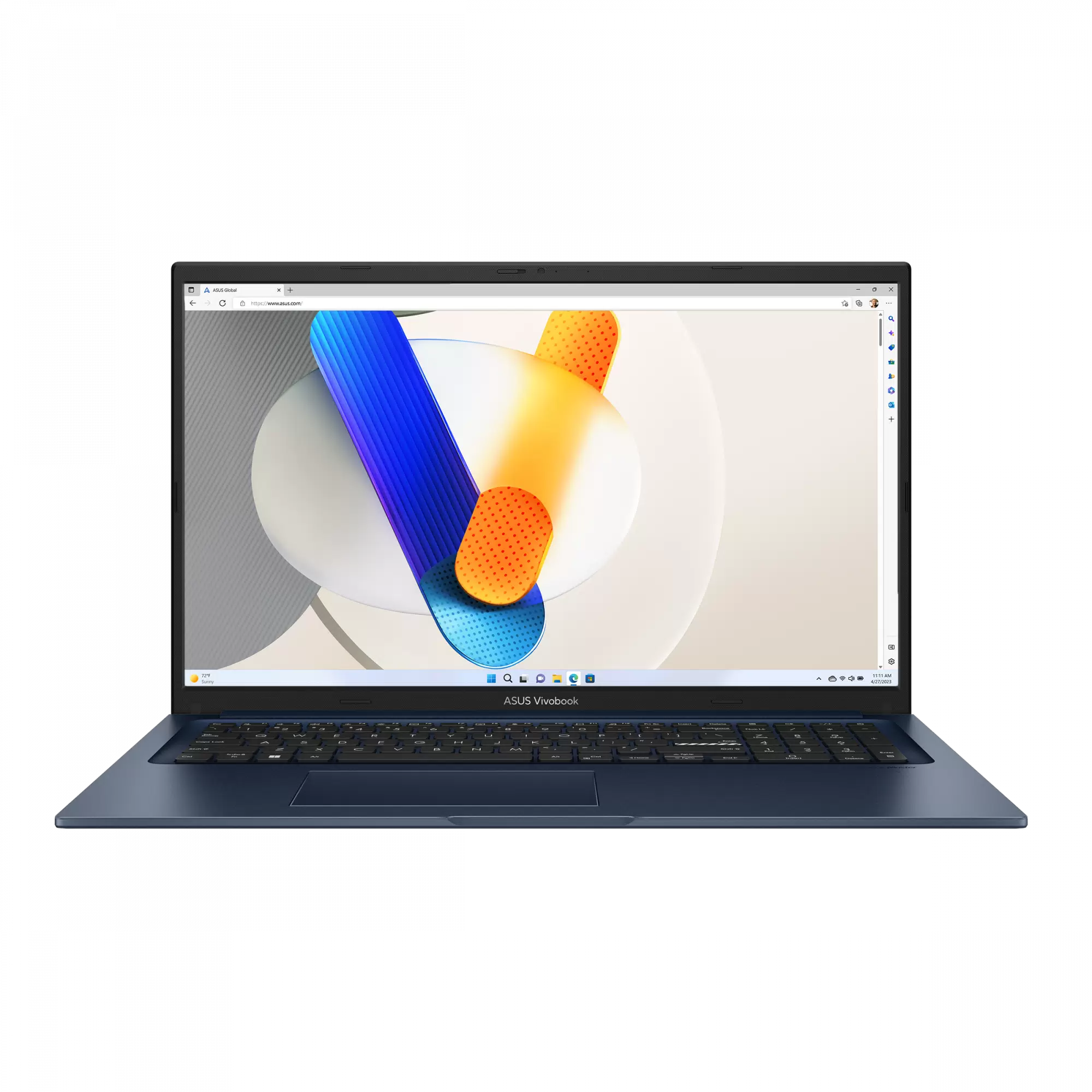 Ноутбук Asus Vivobook 17X X1704VA-AU157 синий (90NB10V2-M005D0) - VLARNIKA в Луганске