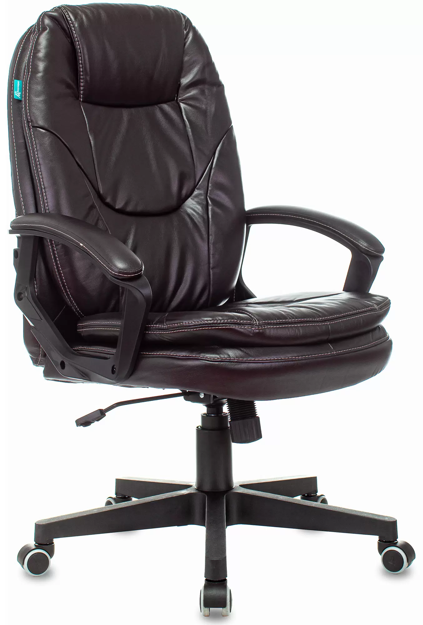Офисное кресло или стул Кресло руководителя Бюрократ CH-868N темно-коричневый NE-15 искусс 