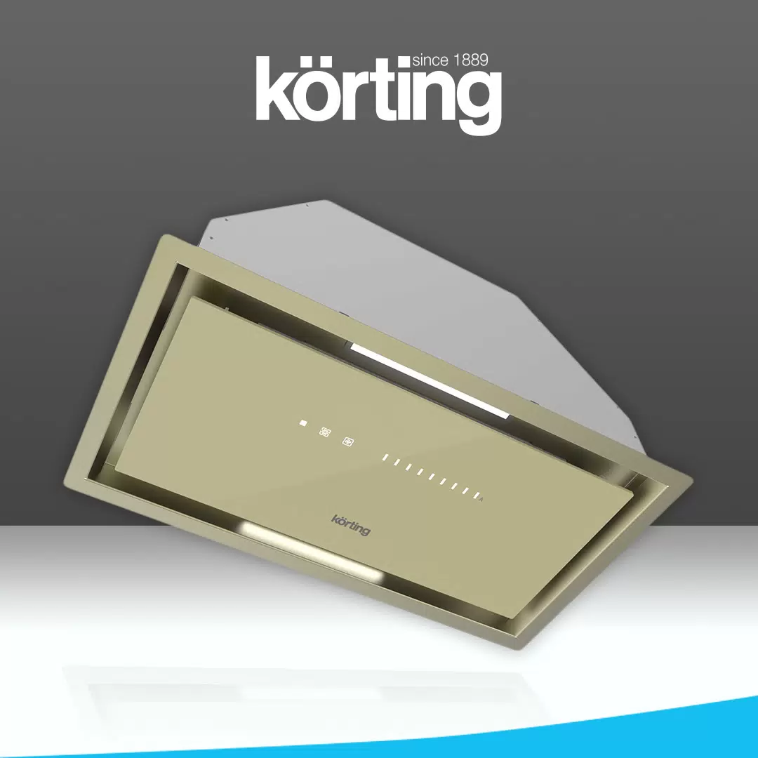 Вытяжка встраиваемая Korting KHI 6997 GB бежевый - VLARNIKA в Донецке