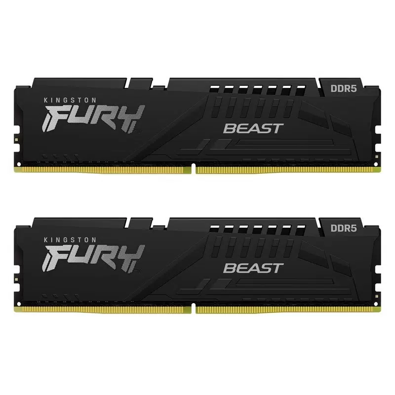 Оперативная память Kingston Fury Beast 32Gb DDR5 6000MHz (KF560C40BBK2-32) (2x16Gb KIT) 